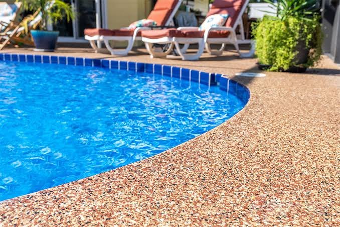 pool deck concrete coating